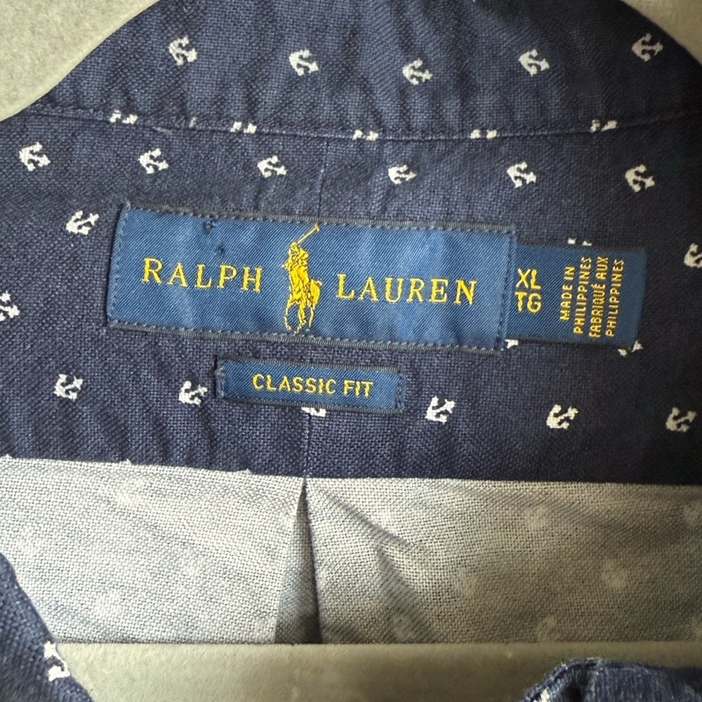 Ralph Lauren Anchor button down shirt • Men’s XL - Picture 3 of 6